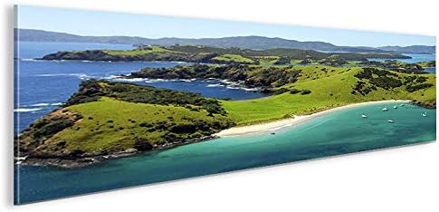 islandburner Bild Bilder auf Leinwand Neuseeland Panorama XXL Poster Leinwandbild Wandbild Art up Yo