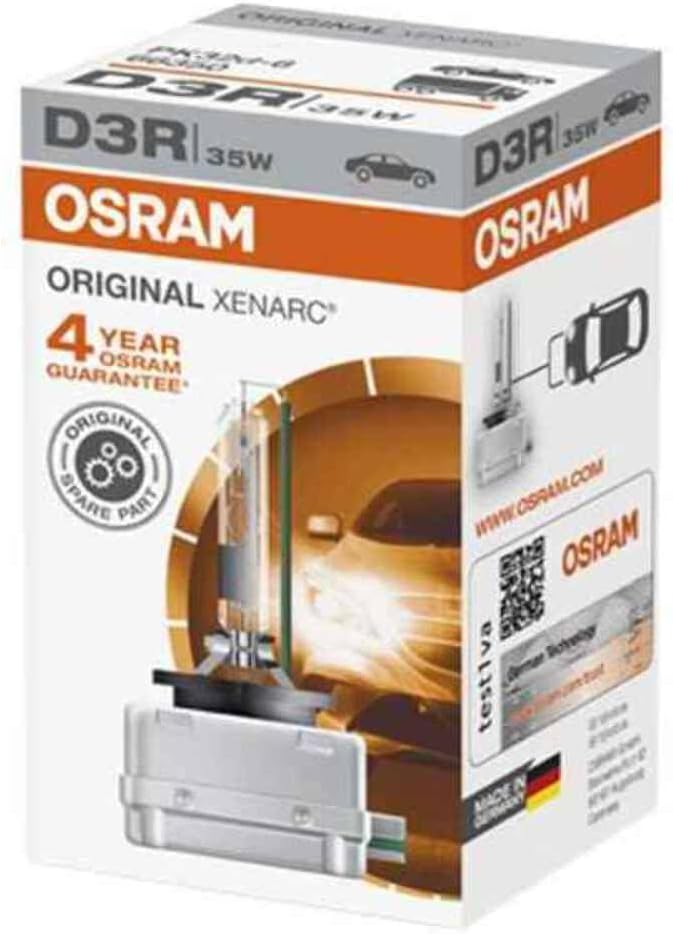 Osram XENARC Osram ORIGINAL D3R, Xenon Scheinwerferlampe, 4150 K, 66350, 1er Faltschachtel Faltschac