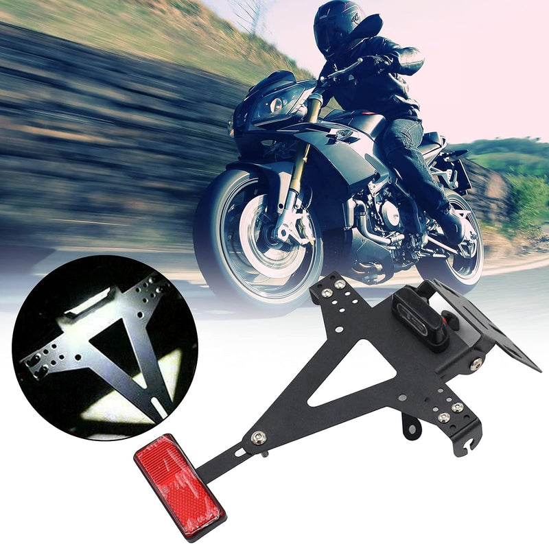 LED-Licht Motorrad Kennzeichenhalter Nummernschildhalter Für Universal Für YZF R1 R3 R6 R15 R25 Fz6