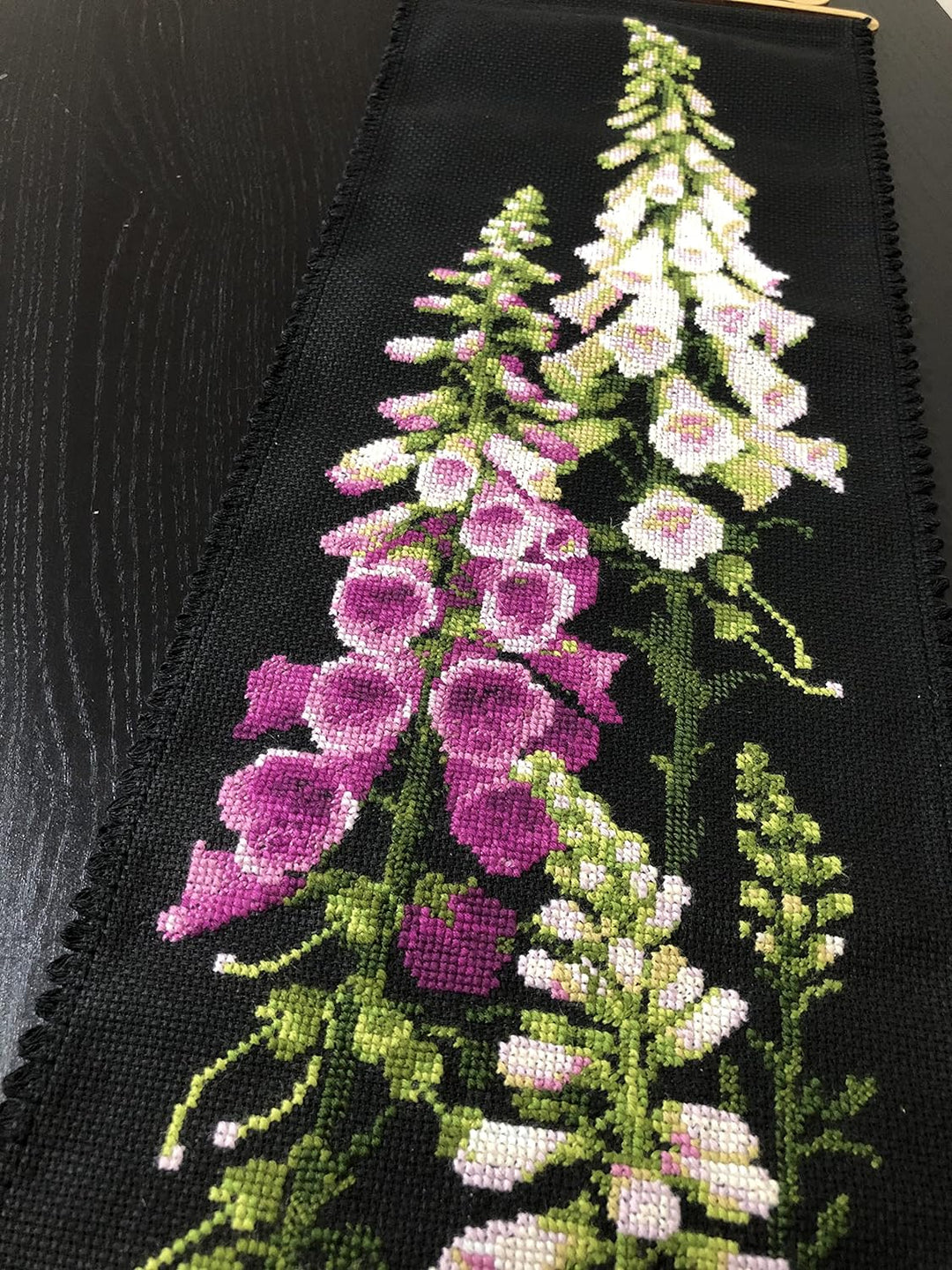 Riolis Foxgloves Cross Stitch Kit, Baumwolle, Multi-Color, 19 X 90 X 0,1 cm