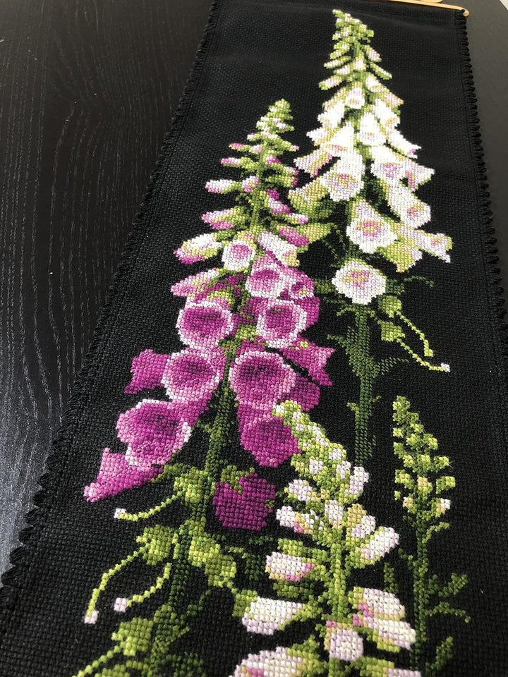 Riolis Foxgloves Cross Stitch Kit, Baumwolle, Multi-Color, 19 X 90 X 0,1 cm