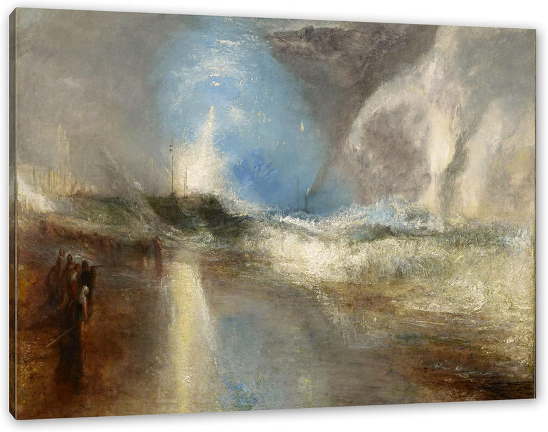 Generisch William Turner - Rockets and Blue LightsClose at Hand als Leinwandbild / Grösse: 100x70 cm