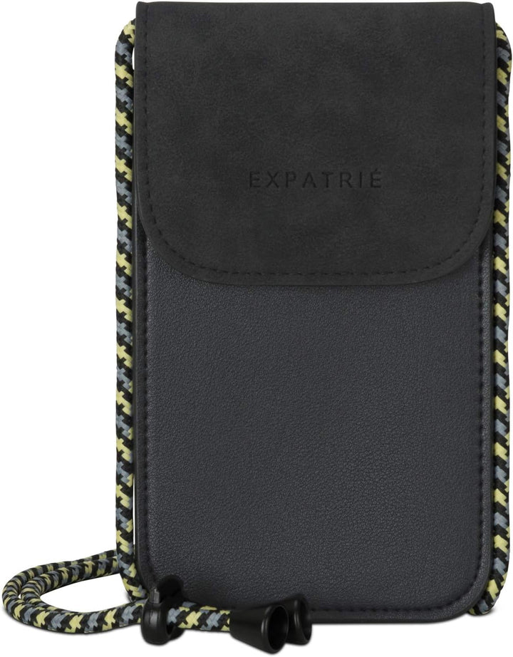 Expatrié Handytasche zum Umhängen Damen - Amelie - Handy Umhängetasche aus Veganem Kunstleder mit Ge