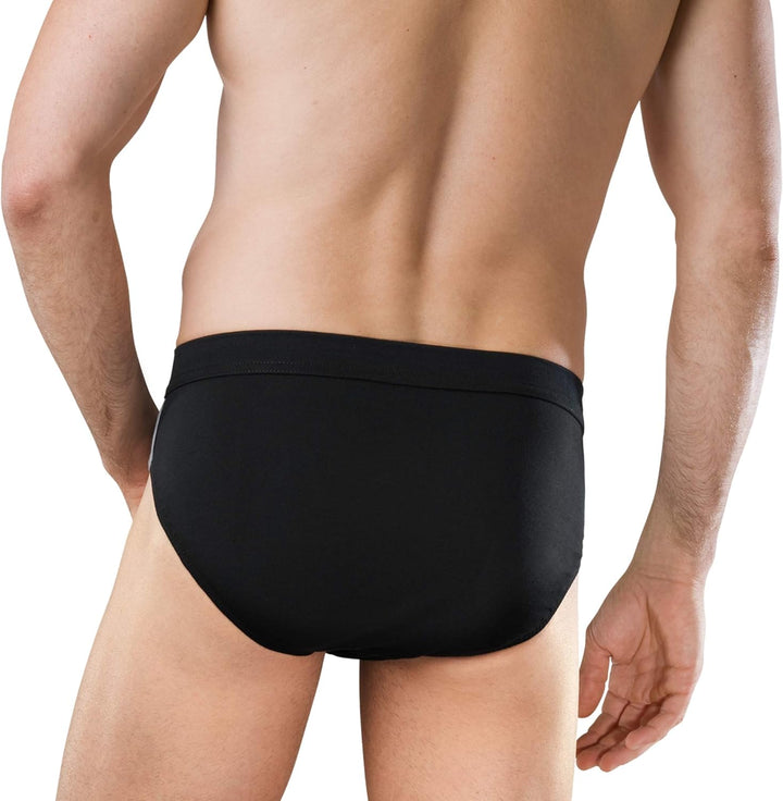 Schiesser Herren Slips, 6er Pack, Rio Slip (S / (4), schwarz)