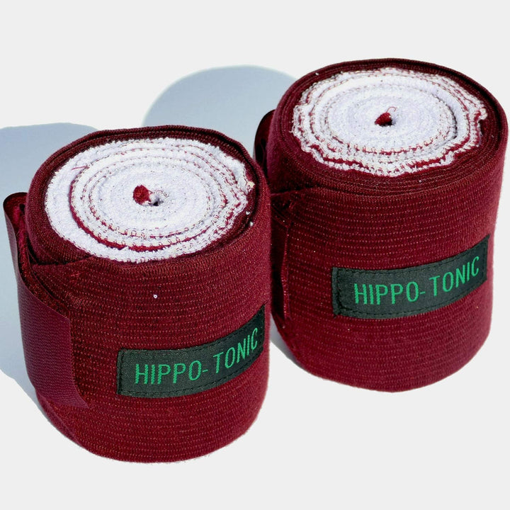 Hippo-Tonic 540010 Elastic Übungsbandagen Nicht zutreffend Burgunderfarben, Nicht zutreffend Burgund