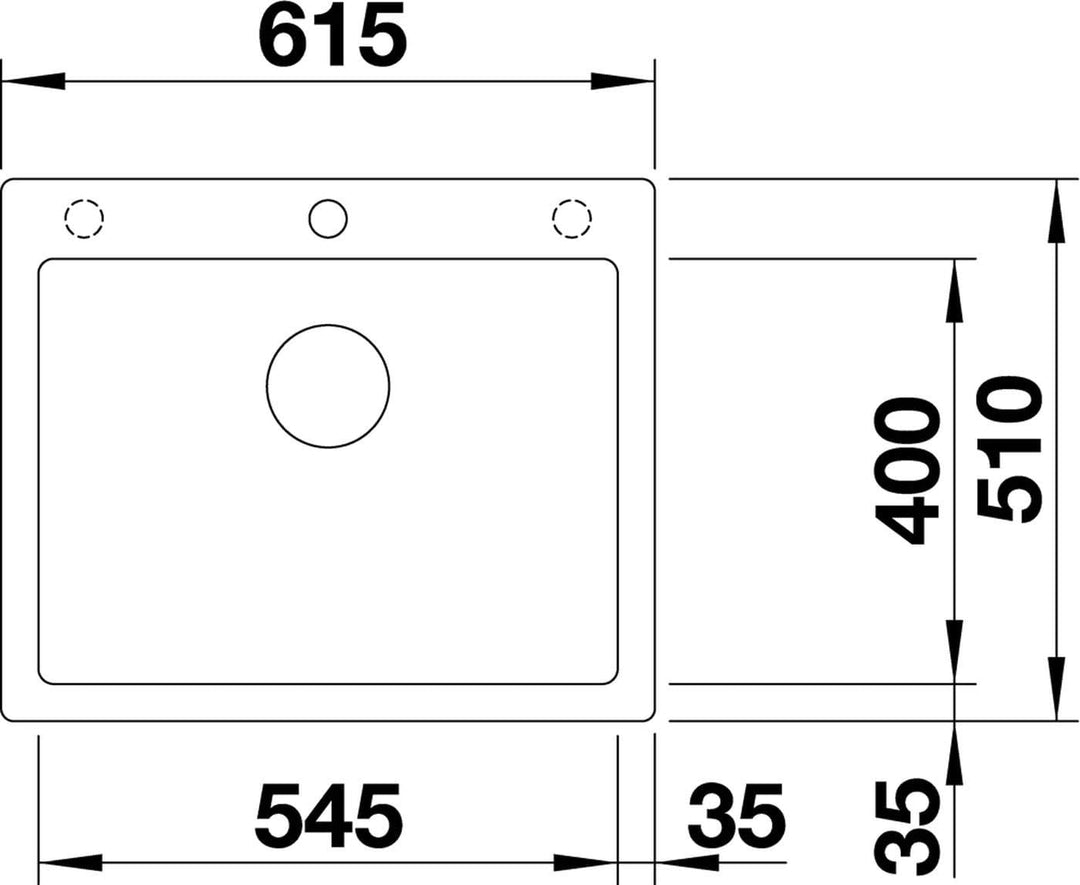 Blanco PLEON 6 521 678 Küchenspüle 6-521 anthrazit, X