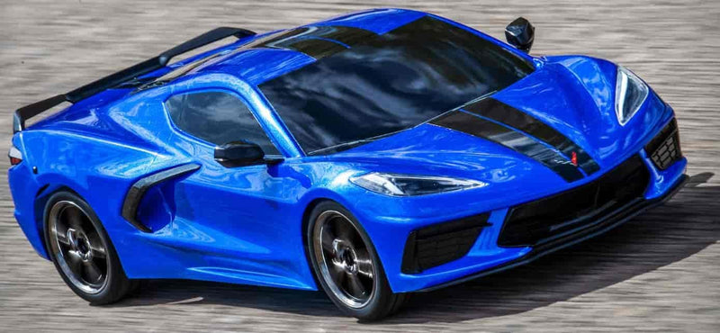 TRAXXAS Corvette Stingray 4TEC 3.0 Blau Brushed 1:10 RC Modellauto Sportwagen