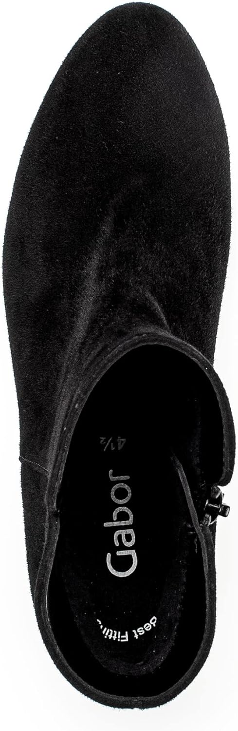 Gabor Damen Ankle Boots, Frauen Stiefeletten,Wechselfussbett,Best Fitting 35 EU Schwarz 17, 35 EU Sc