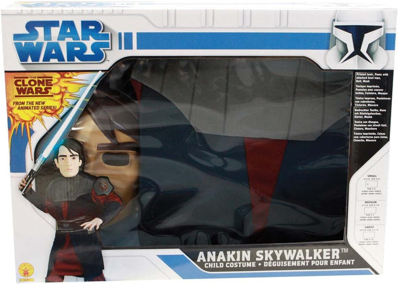 Original Lizenz Star Wars Clone Wars Anakin Skywalker Clonewars Starwars Kostüm Gr. 128 - 140