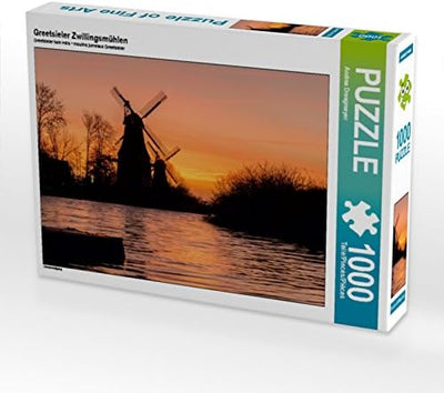 CALVENDO Puzzle Greetsieler Zwillingsmühlen 1000 Teile Lege-Grösse 64 x 48 cm Foto-Puzzle Bild von A