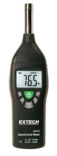 Extech Instruments 407732 Schallpegelmessgerät für niedrige/hohe Reichweite