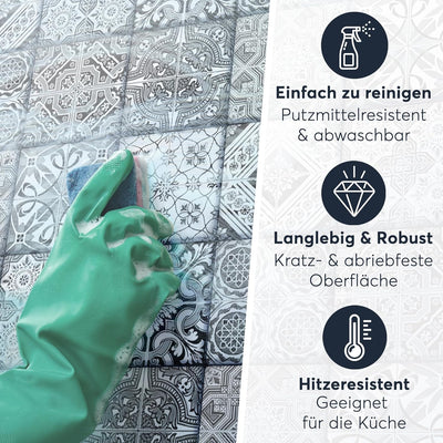 Fliesenmuster Deko-Folie Fliesen - Klebefliesen Mosaikfliesen Stickerfliesen I Fliesen-Folie Sticker