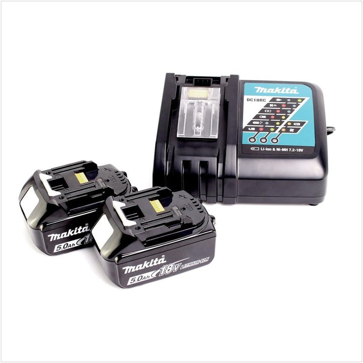 Makita DFS 452 RTJ 18 V Brushless Akku Schnellbauschrauber im Makpac mit Einlage + Ladegerät + 2x 5,