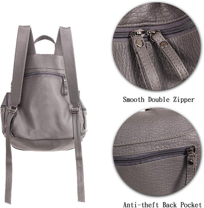 FANDARE Damen Rucksack Mode Schultertasche Wasserdicht Daypack Umhängetasche Mädchen Schultasche für