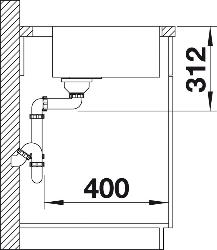 BLANCO SUBLINE 500-IF/A SteelFrame | SILGRANIT anthrazit | Einbauart: Einbau von Oben & Flächenbündi