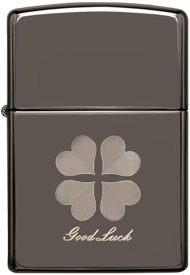 Zippo Feuerzeug Clover Black Ice, Black Ice