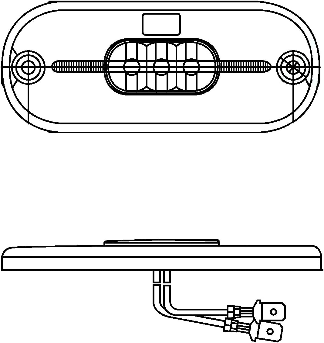 Hella - Seitenmarkierungsleuchte - Valuefit - LED - 12V - Schraubanschluss/Anbau - Lichtscheibenfarb