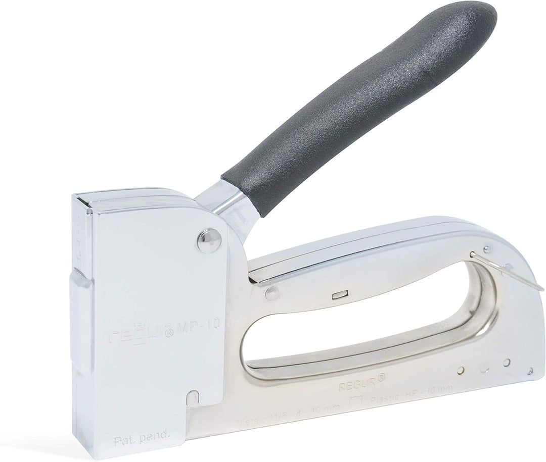 REGUR MP-10 TwinFix Handtacker - präziser Profi-Tacker zur Befestigung von Stoffen, Polsterarbeiten,