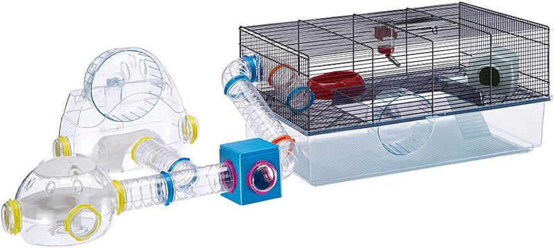 Ferplast Hamsterkäfig Zubehör Modul Fitness Center Laufrad Hamster Nagetiere Ferplast GYM