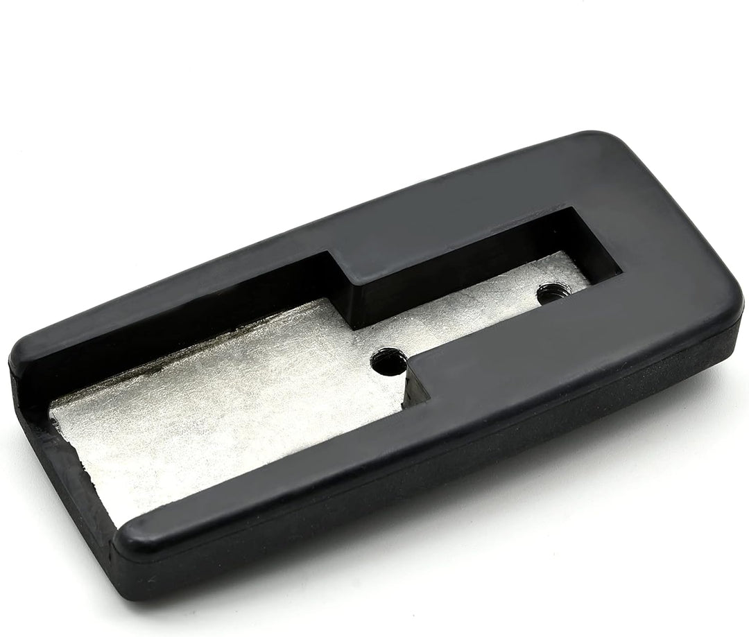 SAUTVS Schwarzes grösseres Bremspedal für Can Am Ryker, verlängerte Bremse Fussstütze Peg Pedal Trit