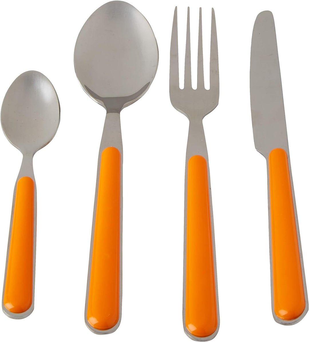 BRUNNER Delice Camping-Besteck-Set, 16-teilig, Orange, Orange