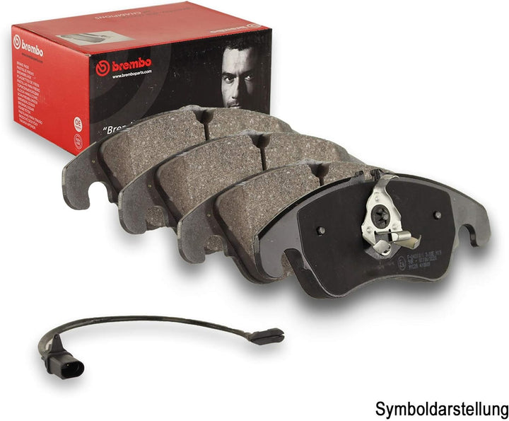 Brembo P30067 Hintere Bremsbeläge, Anzahl 4