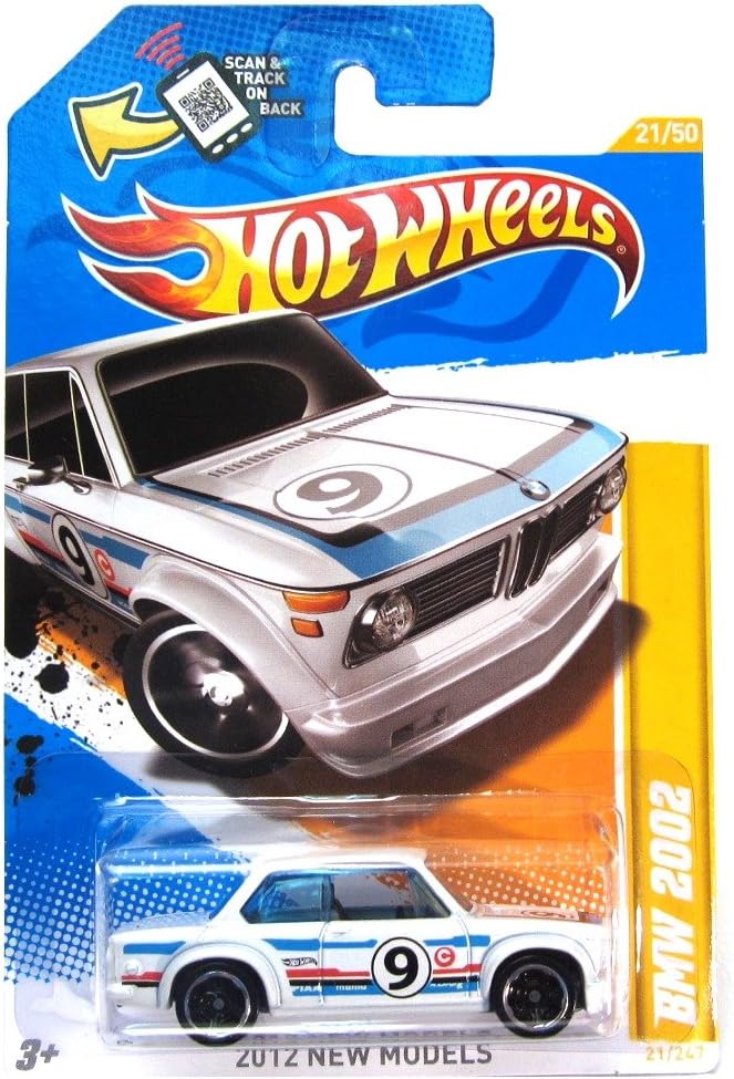 Hot Wheels - BMW 2002 (White #9) - 2012 HW Premiere - 21/50 ~ 21/247 [Scale 1:64]