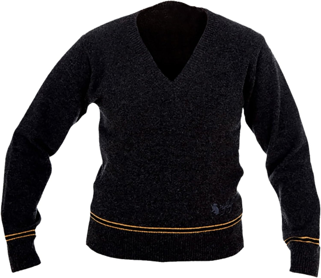 Harry Potter Hufflepuff Hogwarts Sweater Pullover direkt vom Filmausstatter Made in Schottland Lammw