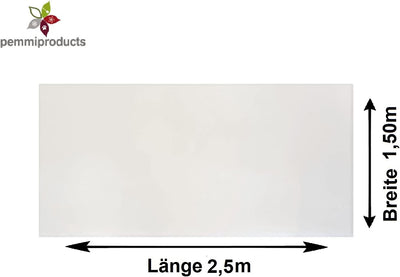 Universal Filtervlies für Aquarium und Teich, 300g/m², 1,5 m x 2,5 m, ca. 2,5 cm dick, 3,75 m² (EUR