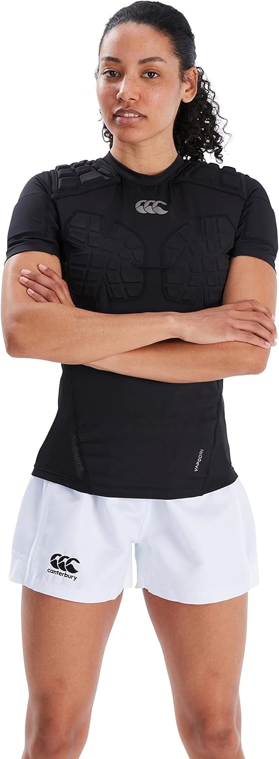 Canterbury Damen Pro Protection Weste Schutzweste 38 Schwarz, 38 Schwarz