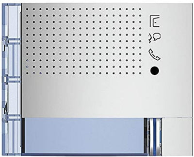BTicino, Audio-Frontblende SFERA mit 1 Ruftasten, für SFERA Audio-Türstation, Farbe: Allmetal, 35111