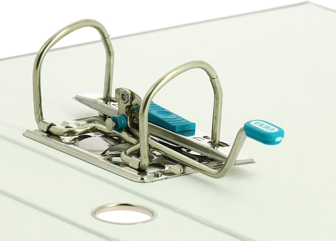 Elba Ordner A4, Smart Pro, 5 cm schmal, Kunststoff aussen, grau, 10 Stück, grau