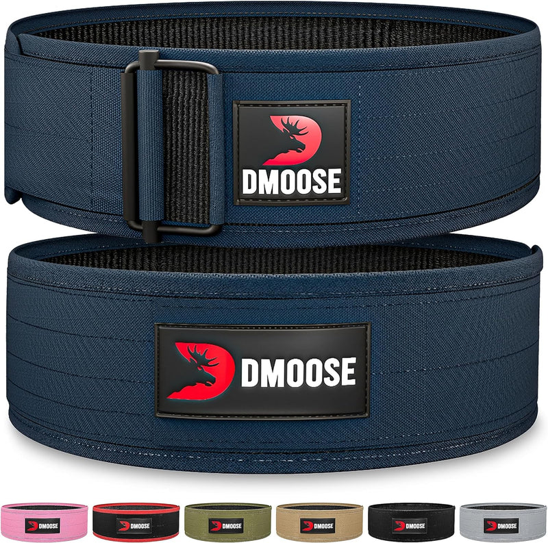 Dmoose Gewichthebergürtel, 4" Autolock Nylon Gürtel, Functional Training Bodybuilding Fitness Gürtel