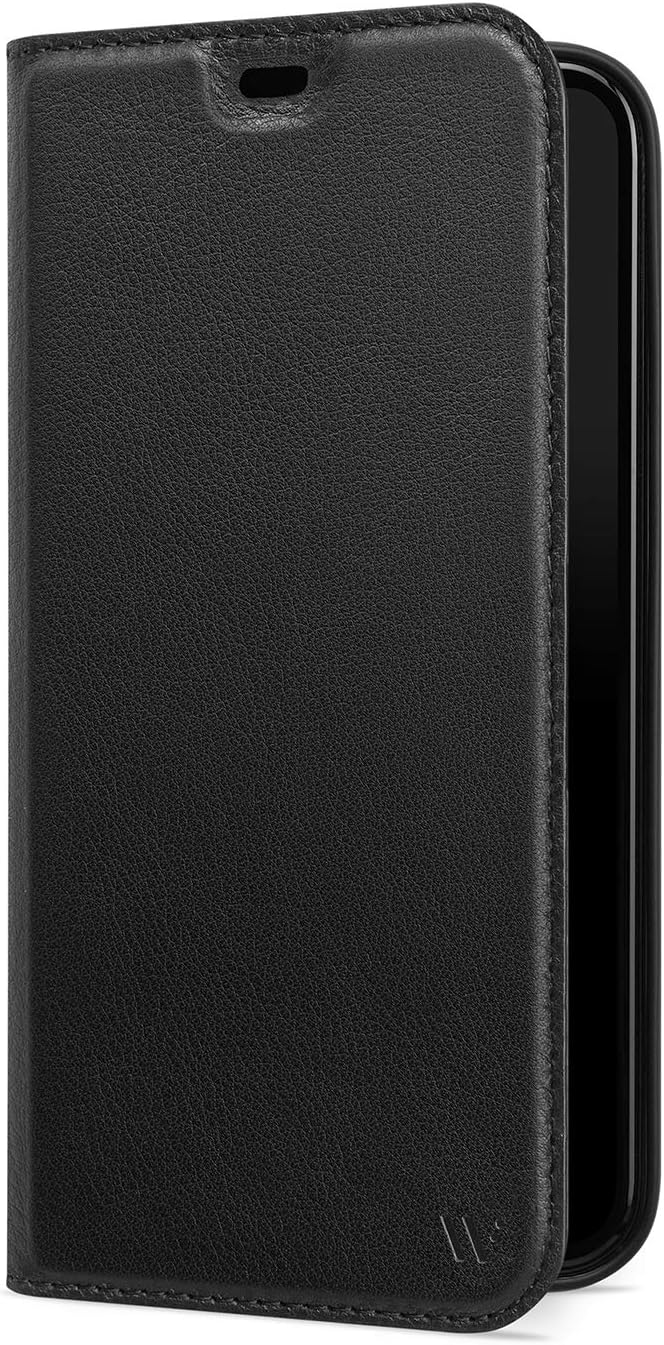 WIIUKA Lederhülle für iPhone 12/12 Pro Hülle - Travel - mit Kartenfach, extra Dünn, Premium Leder, m