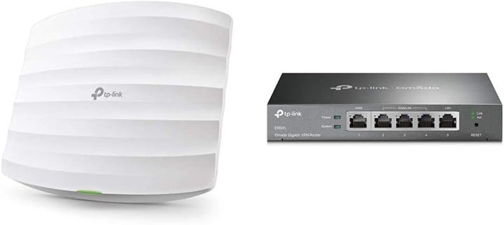 TP-Link EAP225 AC1350 WLAN Access Point + TL-R605 Bundle mitRouter, Bundle mitRouter