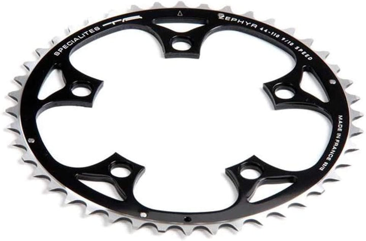 Spécialités TA Zephyr Compact 5-armig, 110 Stück, 9/10-fach Kettenblatt Outer 48t Schwarz, Outer 48t