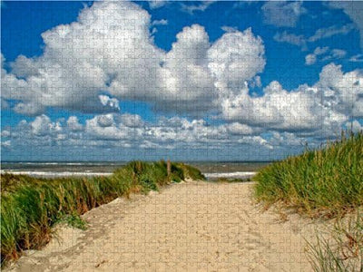 CALVENDO Puzzle Ostfriesland Borkum 1000 Teile Lege-Grösse 64 x 48 cm Foto-Puzzle Bild von Peter Rod