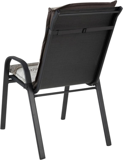 Sesselauflage Sitzpolster Gartenstuhlauflage für Mittellehner | B 50 cm x L 110 cm | Natur | Baumwol