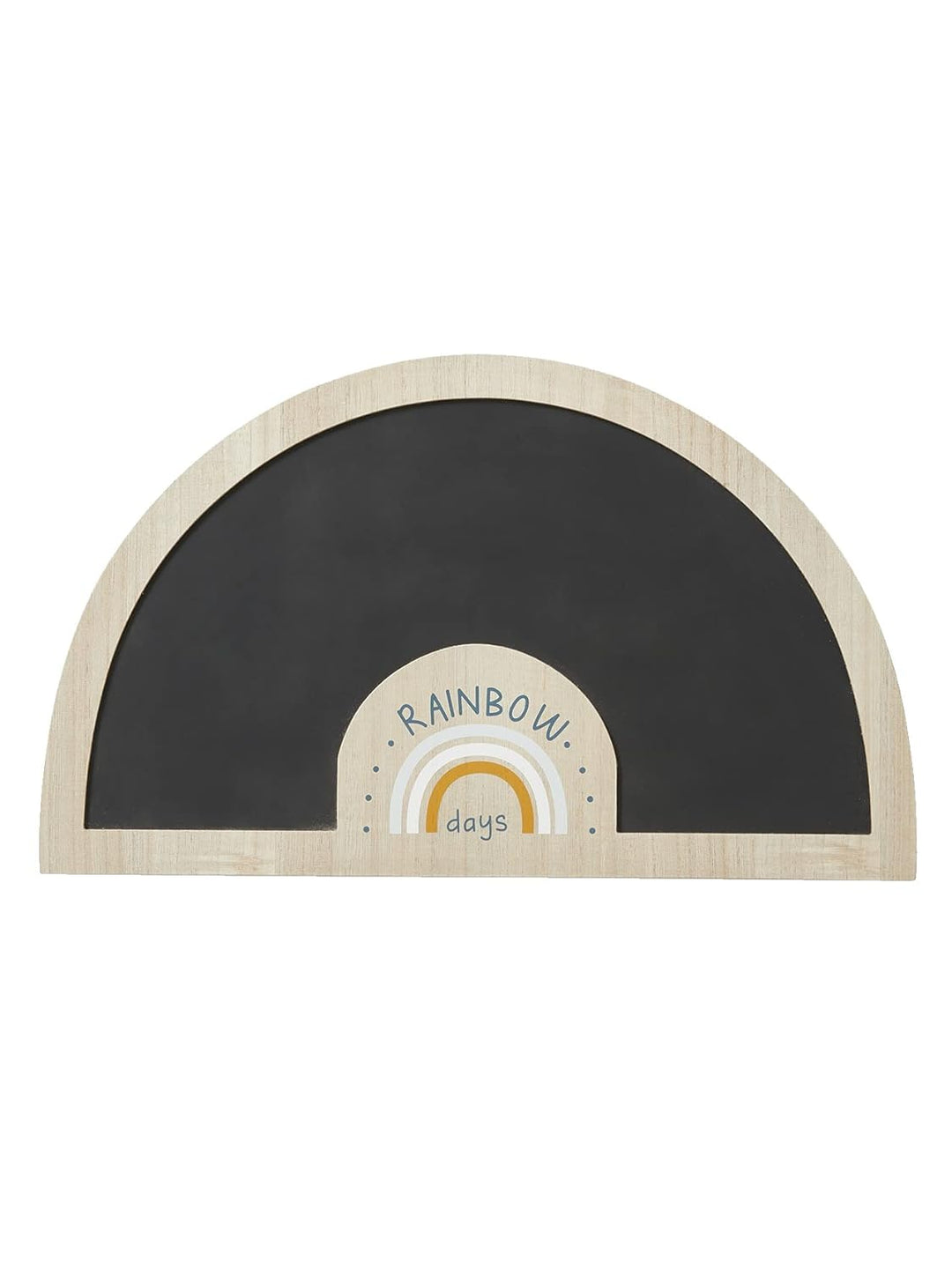 VERTBAUDET Kinderzimmer Wandtafel „Regenbogen“ natur/schwarz ONE SIZE Einheitsgrösse natur/schwarz,