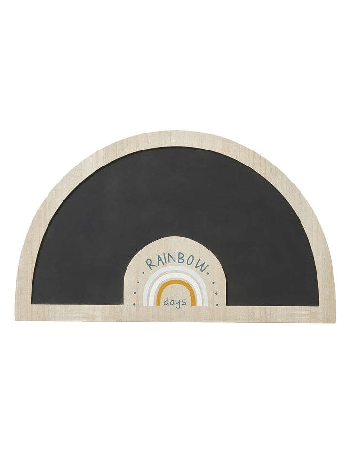 VERTBAUDET Kinderzimmer Wandtafel „Regenbogen“ natur/schwarz ONE SIZE Einheitsgrösse natur/schwarz,