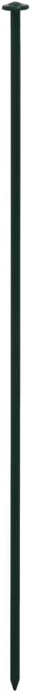 HOMIUSE Teichzaun-Set Oberbogen 77,3x26 cm Grün Gartenzaun Zaun für Hunde Gartentor Metall Zaun Gart