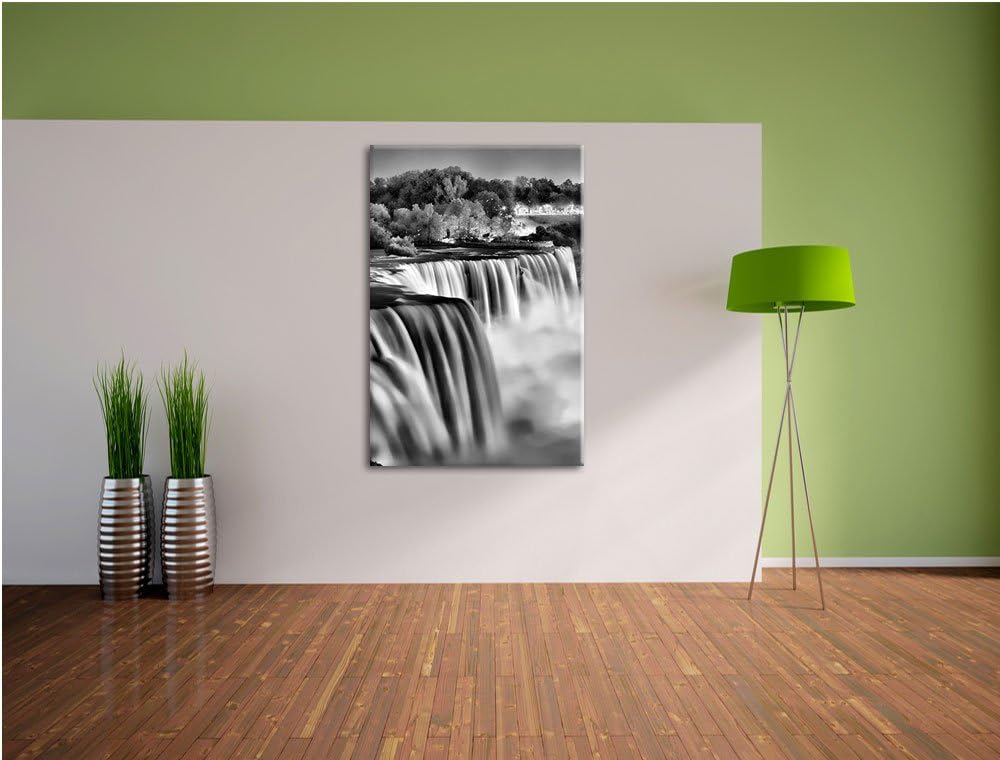 Pixxprint Beeindruckende Niagara Fälle als Leinwandbild/Grösse: 100x70 / Wandbild/Kunstdruck/fertig