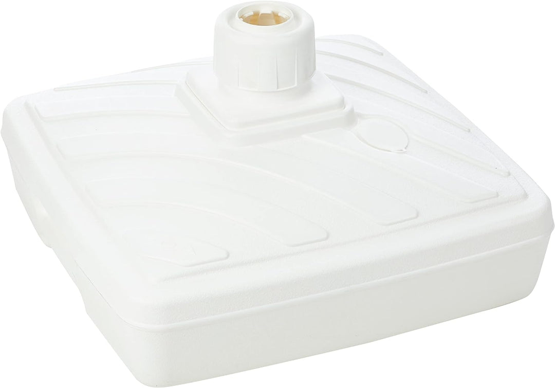 greemotion 462415 Schirmständer, Sonnenschirmständer für Rohr-Ø 36-56 mm, 40 l, Weiss Single, Single
