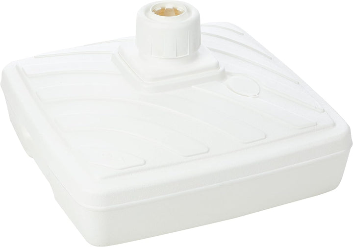 greemotion 462415 Schirmständer, Sonnenschirmständer für Rohr-Ø 36-56 mm, 40 l, Weiss Single, Single