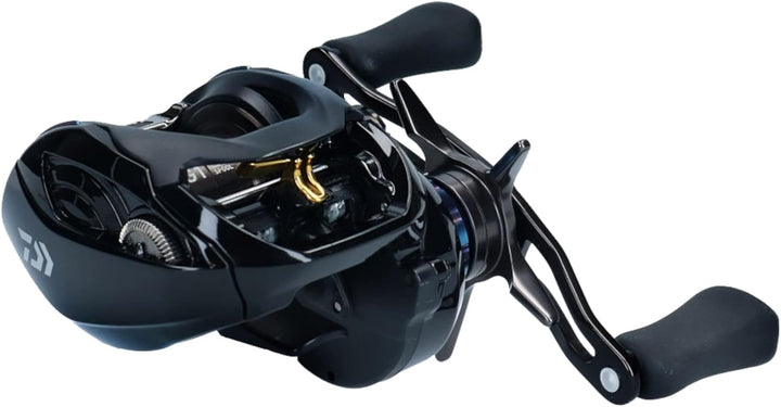 Daiwa Zillion 10.0L-SV TW - Linkshand Baitcaster Multirolle, Angelrolle fürs Angeln auf Raubfische,