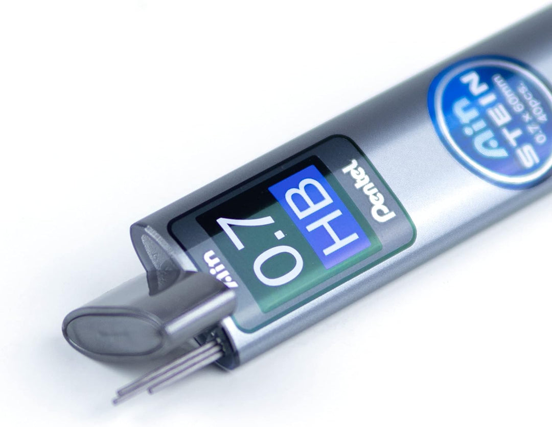 Pentel C277-HBO Ain Stein Feinmine, Strichstärke 0.7 mm, Härtegrad HB, 40 Minen je Dose, HB