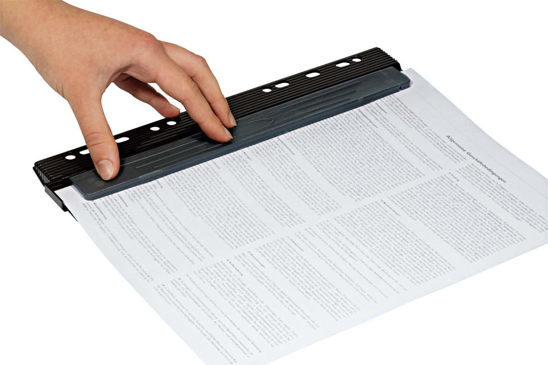 Wedo 585001 Konferenzmappe Elegance (mit 4-Ring-Mechanik für A4-Formate) + Vierfachlocher (aus Metal