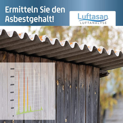 Luftasan Asbest Test Maxi – professionelle Asbest-Analyse Einer Staubprobe oder Materialprobe – gemä