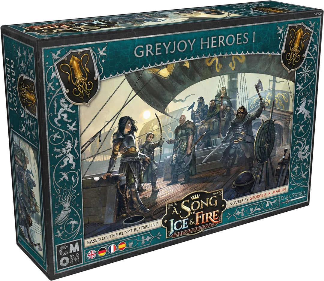CMON | A Song of Ice & Fire – Helden von Haus Graufreud I | Erweiterung | Tabletop | 2 Spieler | Ab
