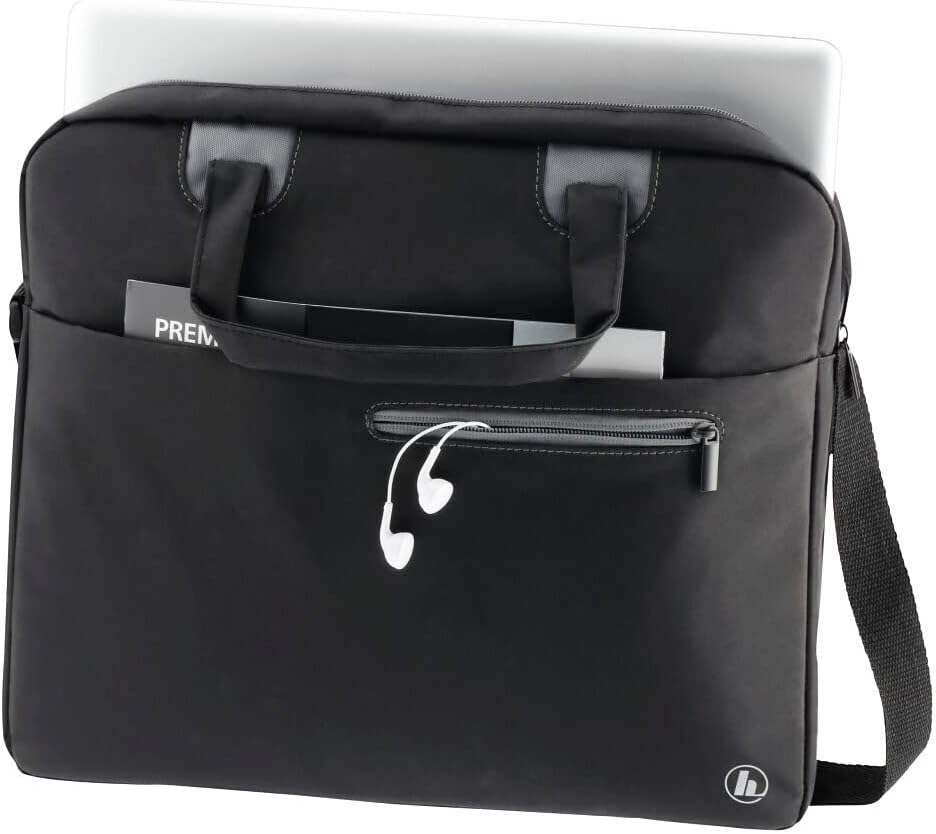 Hama Unisex Sydney Notebook Tasche (1er Pack) 15,6'' / 40 cm Schwarz Grau, 15,6'' / 40 cm Schwarz Gr